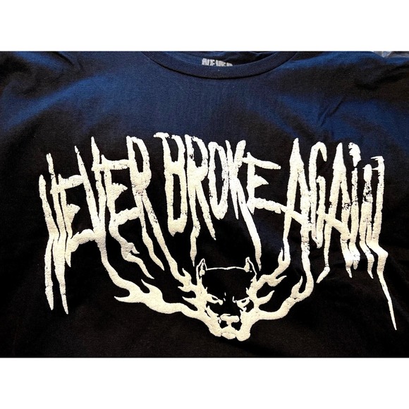 Never Broke Again Only The Strong Survive T-shirt Black  Size‎ L Large - Picture 2 of 4